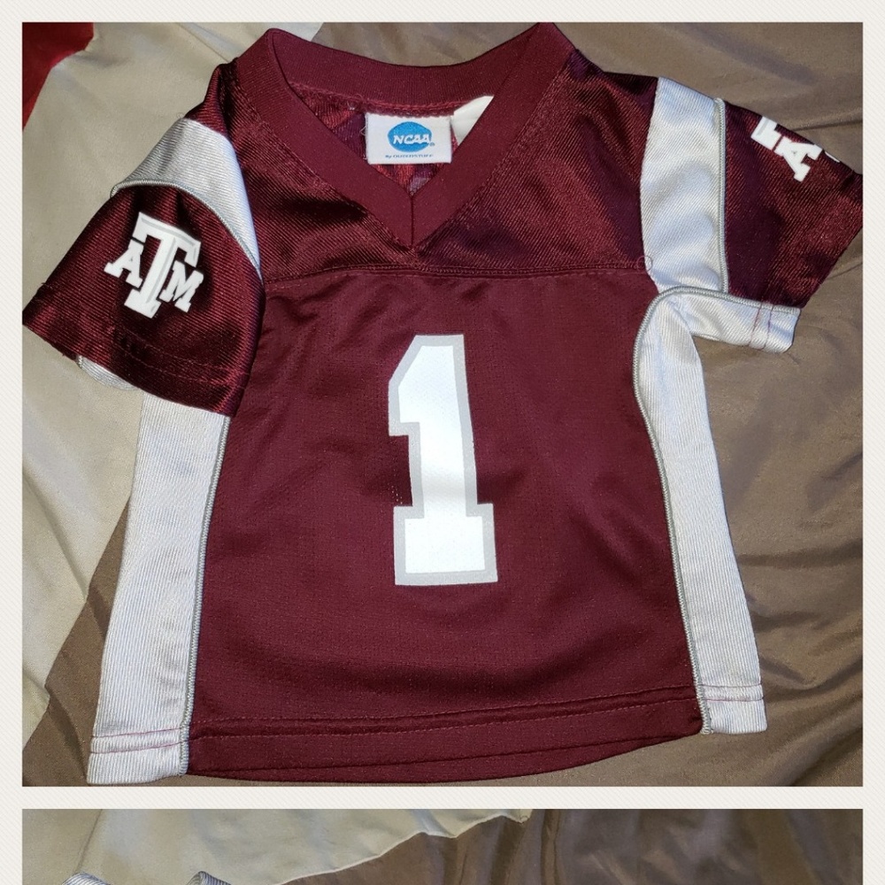 SOLD! Toddler/Baby Size 12 months TX A&M Jersey!